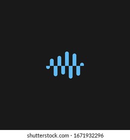 Logo und Design der Symbolvorlage für Musik-Noten