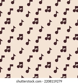music note symbol pattern background.