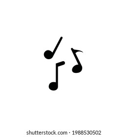 Music note symbols logo and icons template
