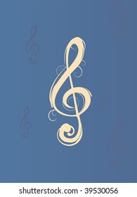 music note - vector