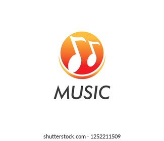 Music note vector icon 