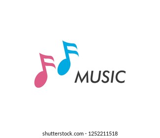 Music note vector icon 