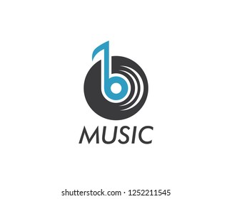 Vector Logo Music Stock Vector (Royalty Free) 764231404 | Shutterstock