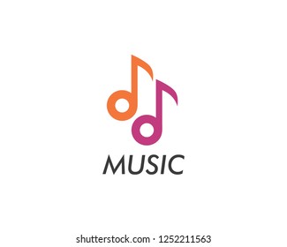 Music note vector icon 