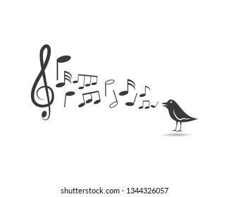 Music note vector icon