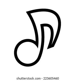 Music Note Vector Icon