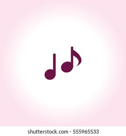 Music, note  Vector Icon.