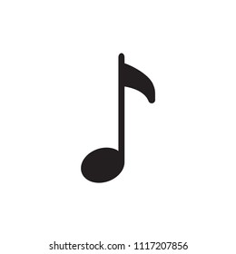 music note vector icon logo template