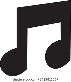 Music Note Vector Icon, Musical Note, Double Whole Note