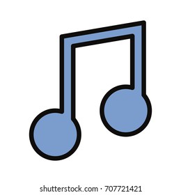 music note  vector illustration