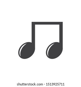 music note vector illustration icon design