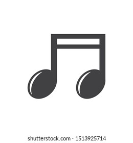 music note vector illustration icon design
