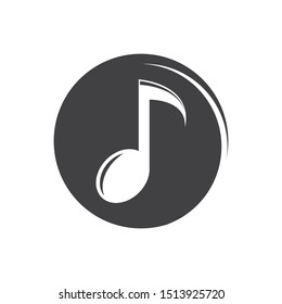 music note vector illustration icon design