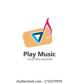 music note vector illustration icon design