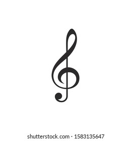 Music note vector illustration template design 