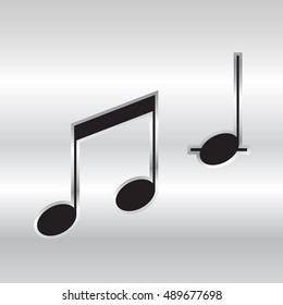 music note vector,metal multimedia