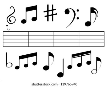 Music notes