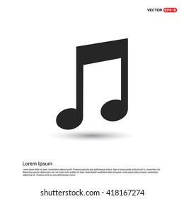 Music notes. 