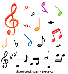 music notes