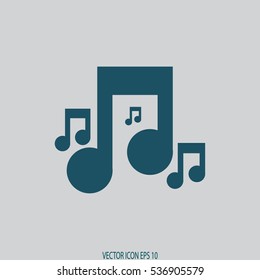 Music notes. 