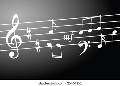 music notes background