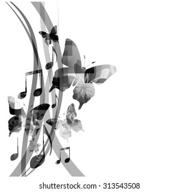 Music notes background