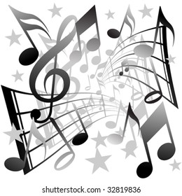 Music Notes Background