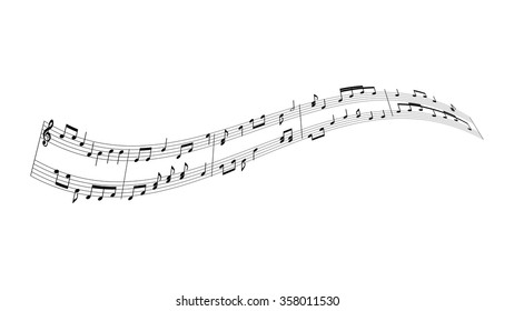 music notes background