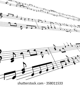 music notes background