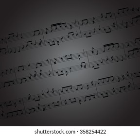 music notes background