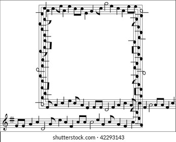 music notes background