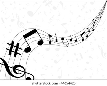 music notes background