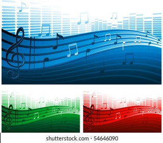 Music notes background