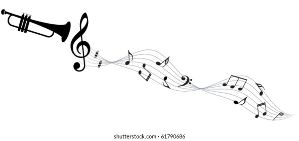 music notes background