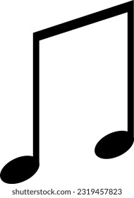 Musiktitel - klassische Musik. Vektorgrafik