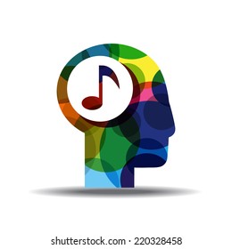 Music Notes Colorful Vector Icon Design