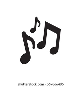 music notes composite creative pictogram vector illustration eps 10