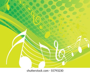 Music notes for design use, vector illustration