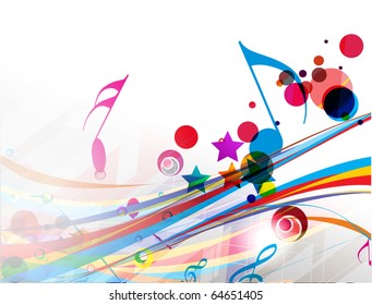 Music notes for design use, vector illustration