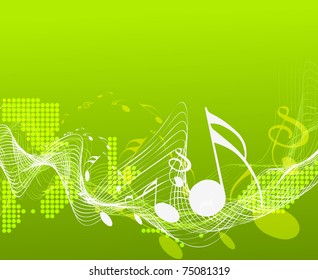 Music notes for design use, vector illustration