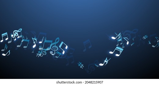 Music Notes Flying Vector Wallpaper Audio Stock Vector (Royalty Free ...