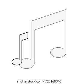 music notes icon image