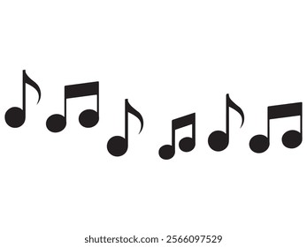 music notes icon vector design