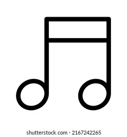 Music Notes Icon Vector Symbol Design Illustration