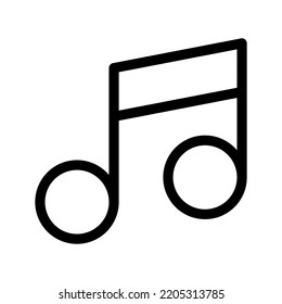 Music Notes Icon Vector Symbol Design Illustration