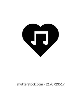 Music Notes Icon Vektor Isolated on White Artboard 