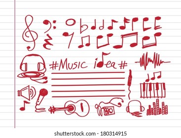 Music Notes and Music icons