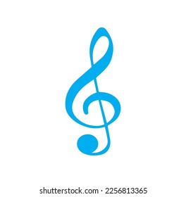 music notes icons set isolated on background