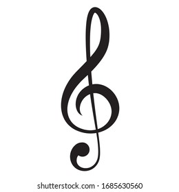 Music notes icons set. Vector illustration