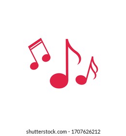 Music notes icons set vector illustration eps 10